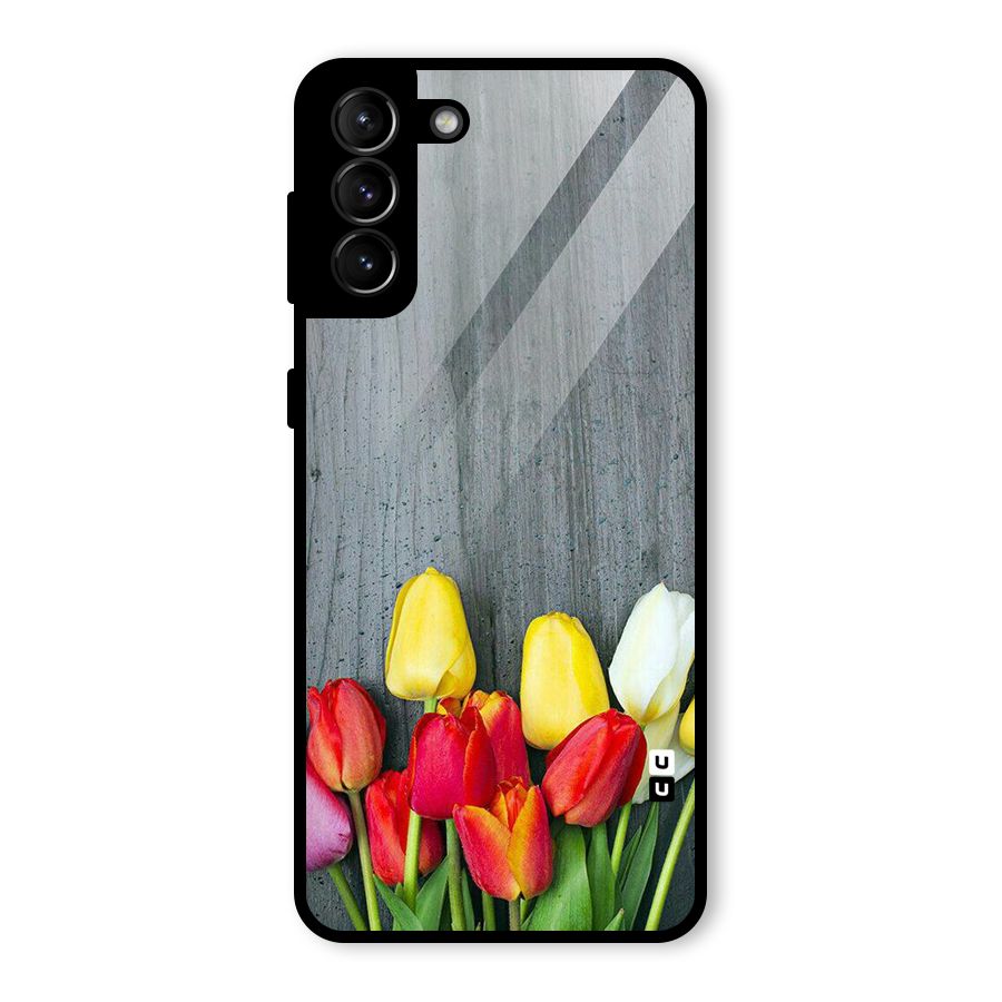 Bloom Grey Glass Back Case for Galaxy S21 Plus