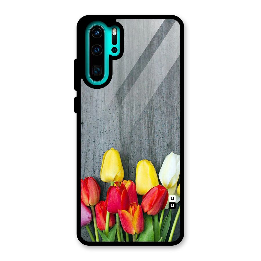 Bloom Grey Glass Back Case for Huawei P30 Pro