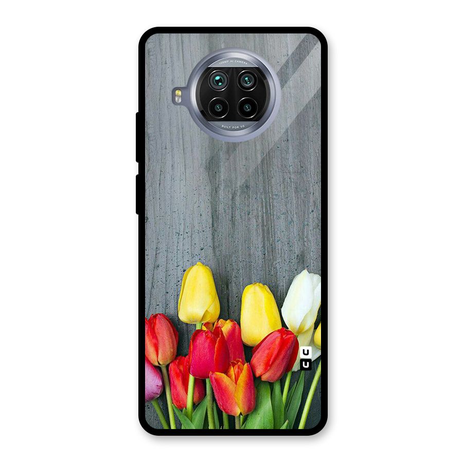 Bloom Grey Glass Back Case for Mi 10i