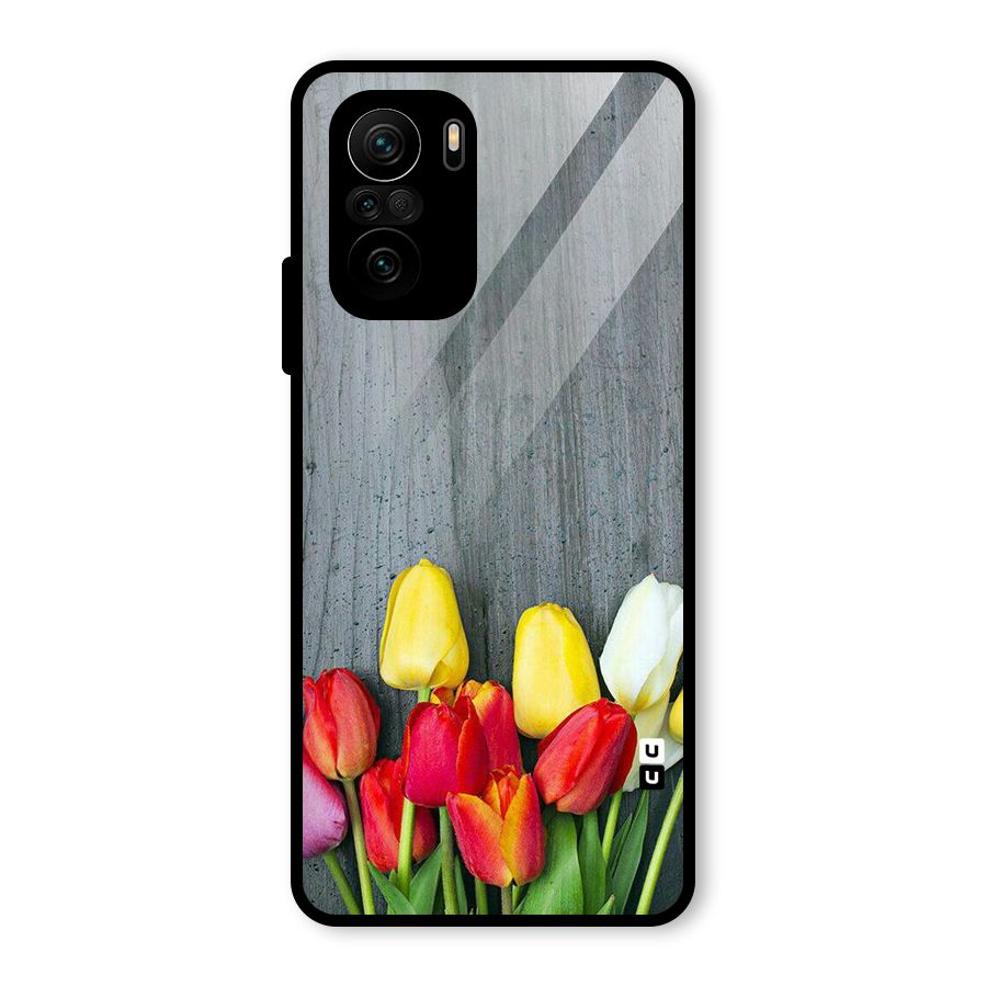 Bloom Grey Glass Back Case for Mi 11x