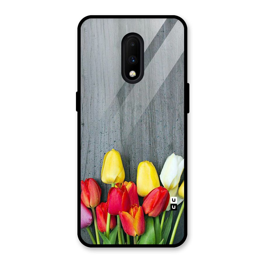 Bloom Grey Glass Back Case for OnePlus 7