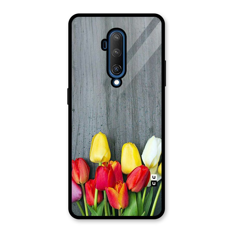 Bloom Grey Glass Back Case for OnePlus 7T Pro
