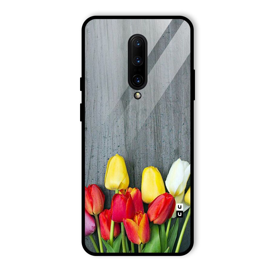 Bloom Grey Glass Back Case for OnePlus 7 Pro