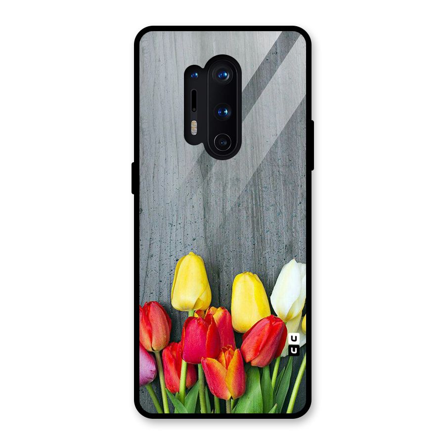 Bloom Grey Glass Back Case for OnePlus 8 Pro