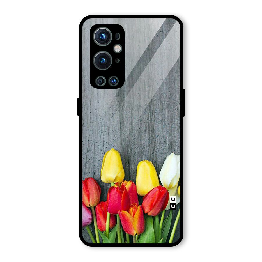 Bloom Grey Glass Back Case for OnePlus 9 Pro
