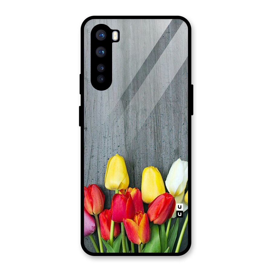 Bloom Grey Glass Back Case for OnePlus Nord