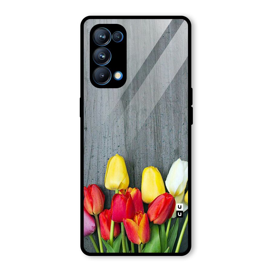 Bloom Grey Glass Back Case for Oppo Reno5 Pro 5G