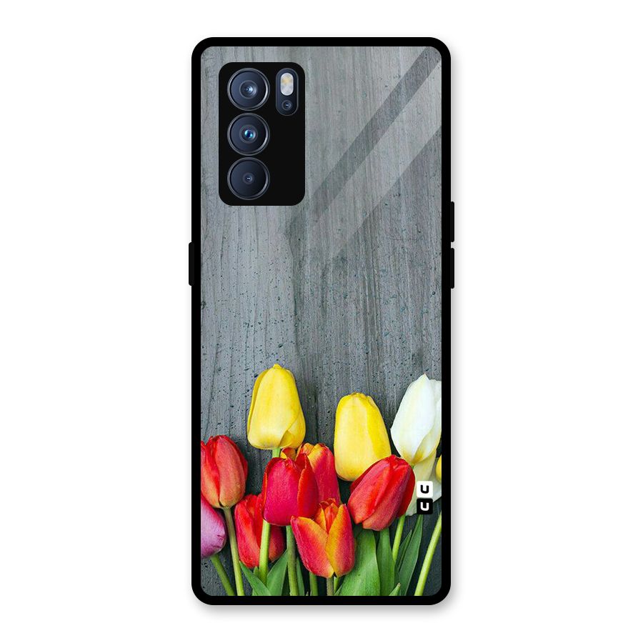 Bloom Grey Glass Back Case for Oppo Reno6 Pro 5G