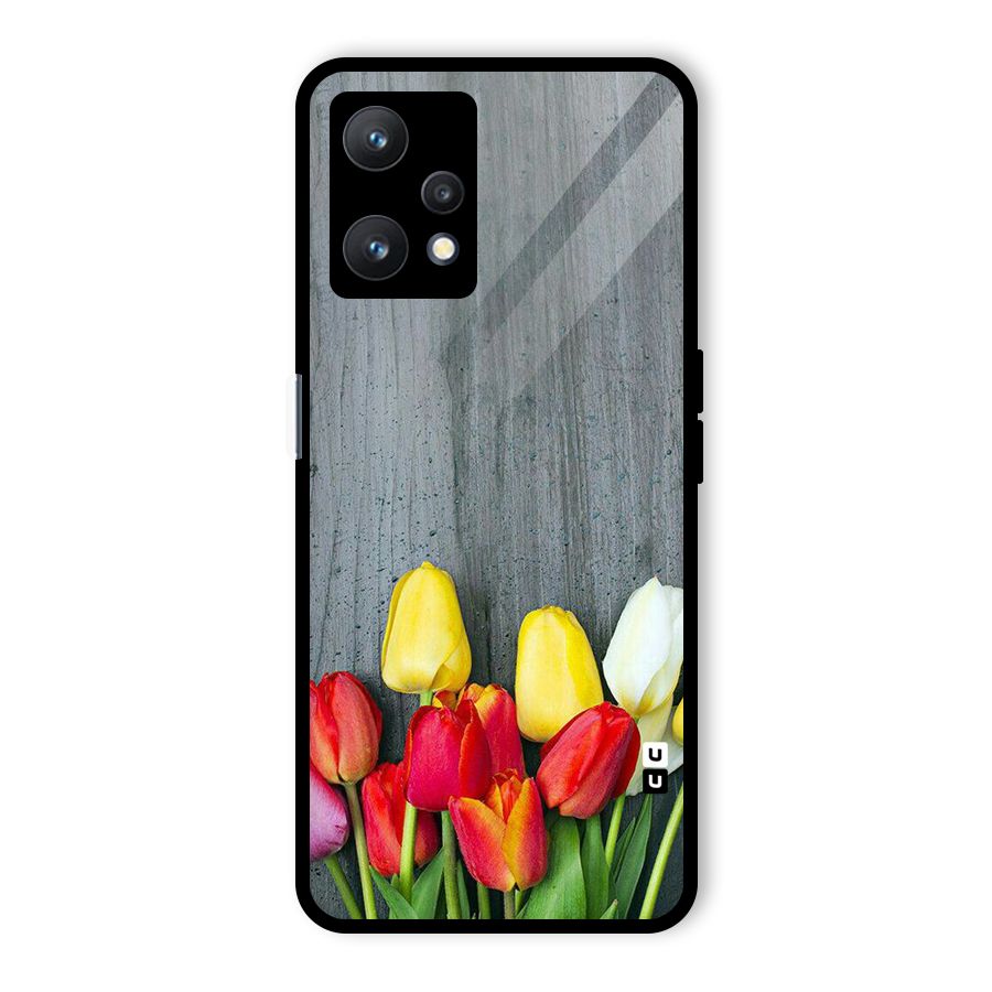 Bloom Grey Glass Back Case for Realme 9 Pro 5G