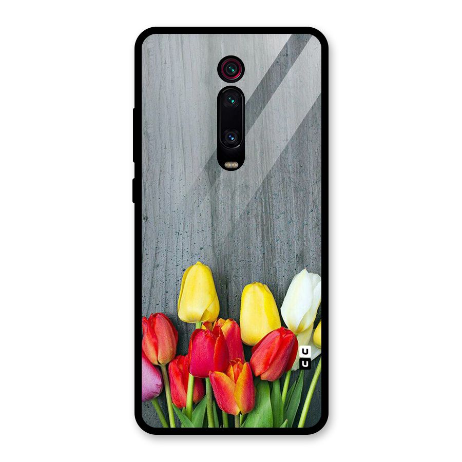 Bloom Grey Glass Back Case for Redmi K20 Pro