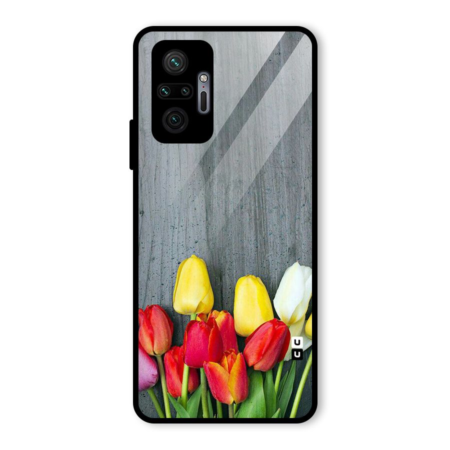 Bloom Grey Glass Back Case for Redmi Note 10 Pro Max