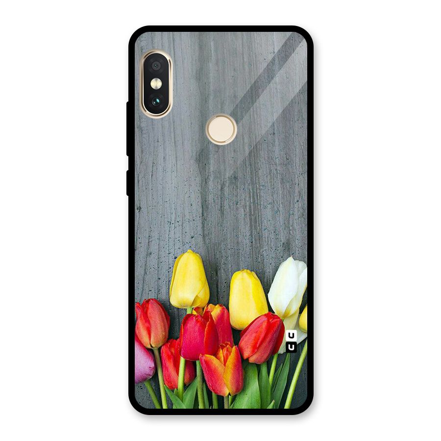 Bloom Grey Glass Back Case for Redmi Note 5 Pro