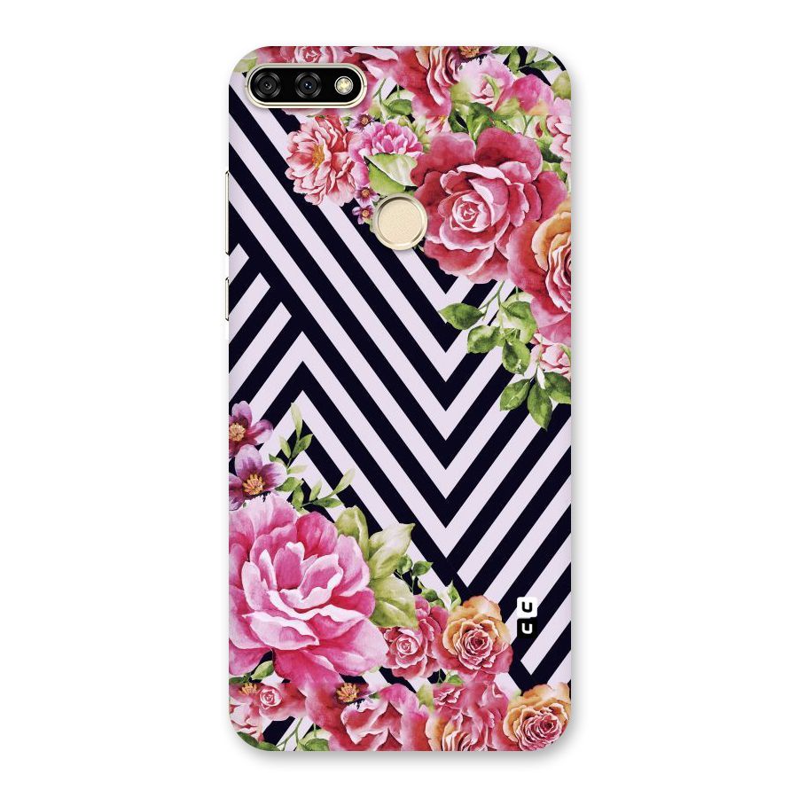 Bloom Zig Zag Back Case for Honor 7A