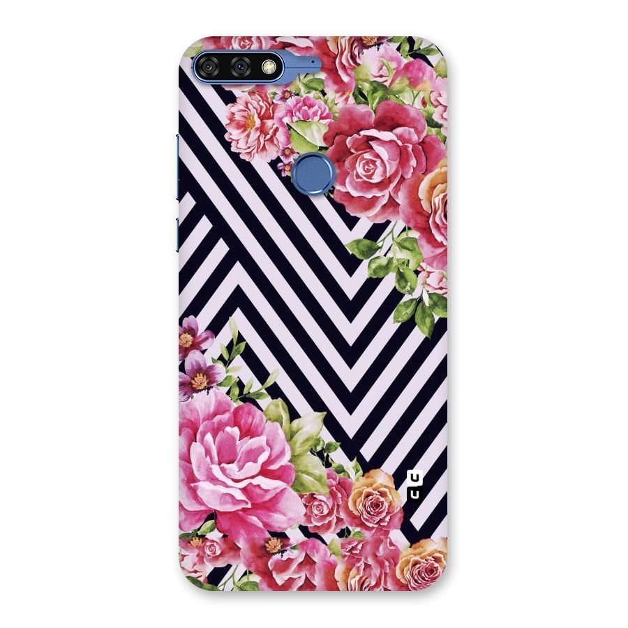 Bloom Zig Zag Back Case for Honor 7C