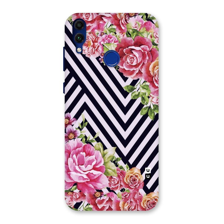 Bloom Zig Zag Back Case for Honor 8C