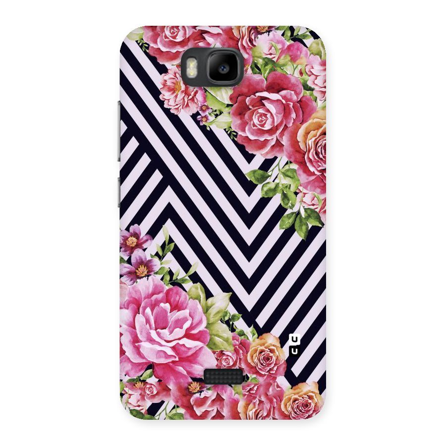 Bloom Zig Zag Back Case for Honor Bee
