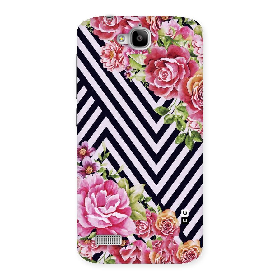 Bloom Zig Zag Back Case for Honor Holly