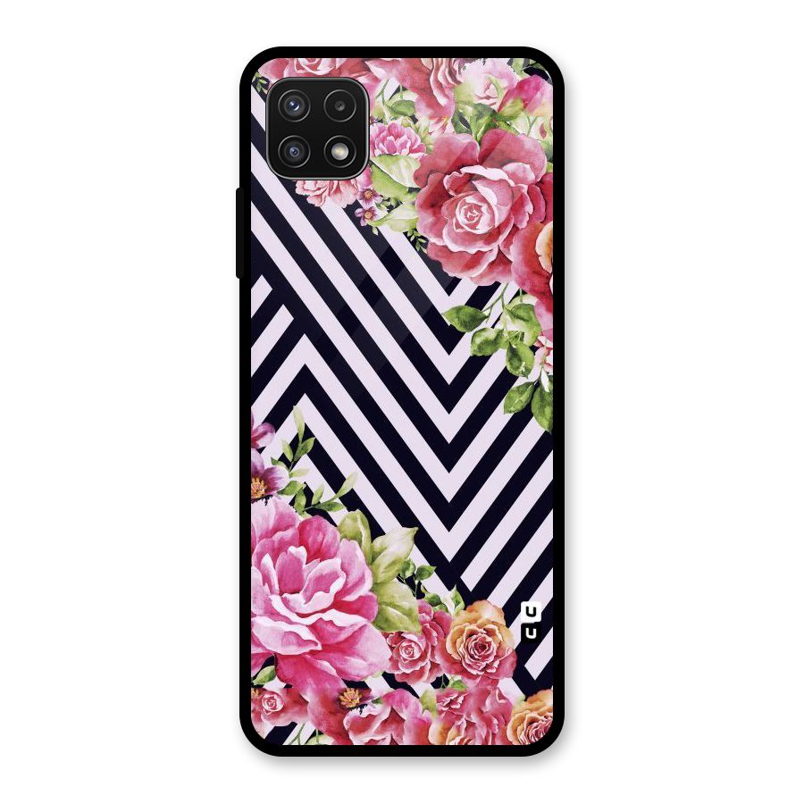 Bloom Zig Zag Glass Back Case for Galaxy A22 5G