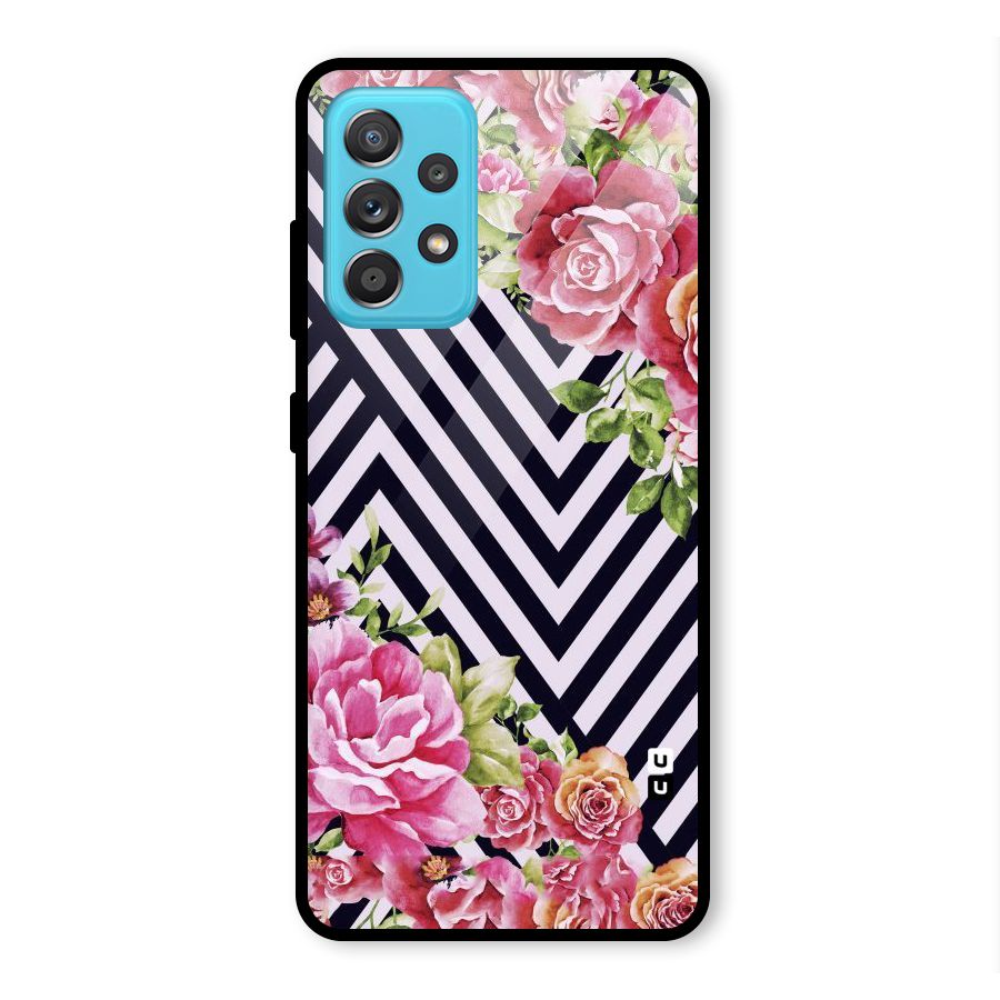 Bloom Zig Zag Glass Back Case for Galaxy A52s 5G