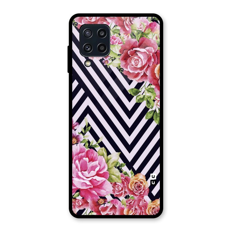 Bloom Zig Zag Glass Back Case for Galaxy M32