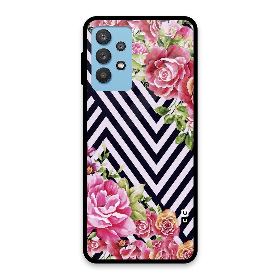 Bloom Zig Zag Glass Back Case for Galaxy M32 5G