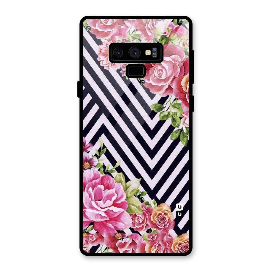 Bloom Zig Zag Glass Back Case for Galaxy Note 9