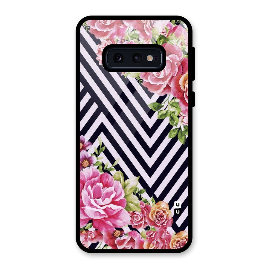 Bloom Zig Zag Glass Back Case for Galaxy S10e