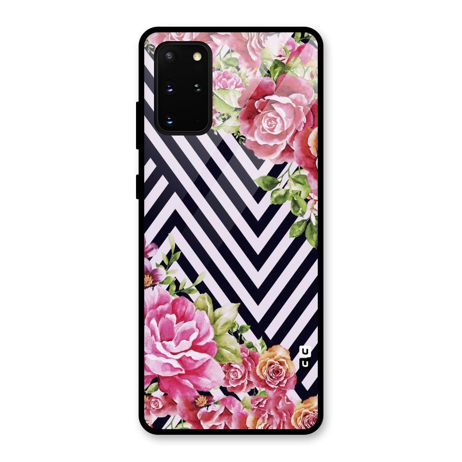 Bloom Zig Zag Glass Back Case for Galaxy S20 Plus