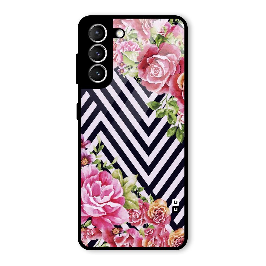 Bloom Zig Zag Glass Back Case for Galaxy S21 5G