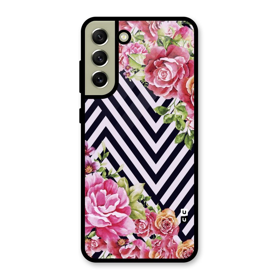 Bloom Zig Zag Glass Back Case for Galaxy S21 FE 5G