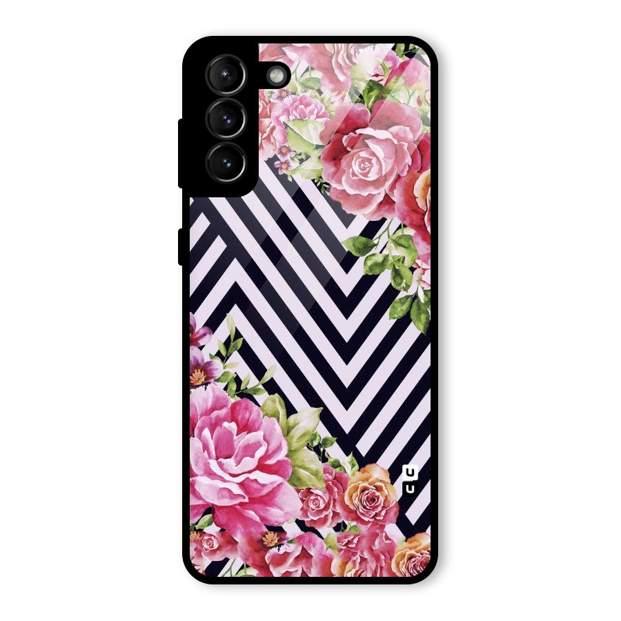 Bloom Zig Zag Glass Back Case for Galaxy S21 Plus