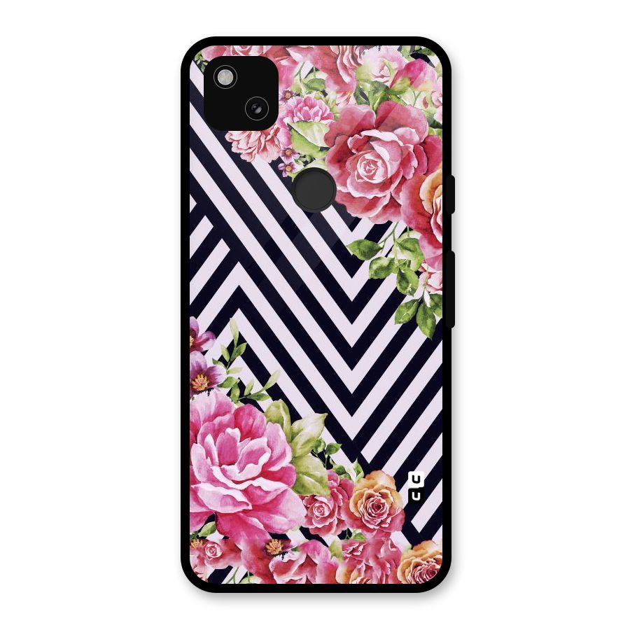 Bloom Zig Zag Glass Back Case for Google Pixel 4a