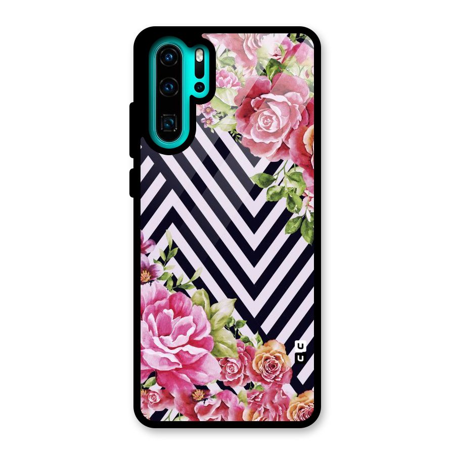 Bloom Zig Zag Glass Back Case for Huawei P30 Pro