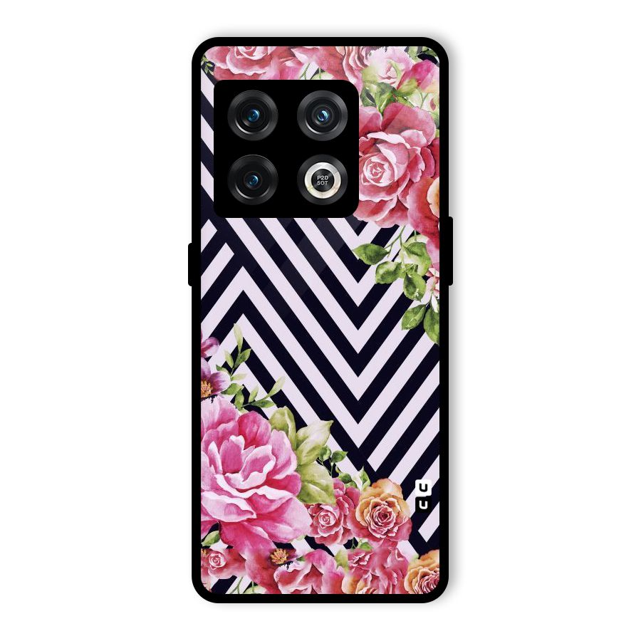 Bloom Zig Zag Glass Back Case for OnePlus 10 Pro 5G