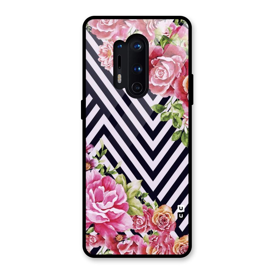Bloom Zig Zag Glass Back Case for OnePlus 8 Pro