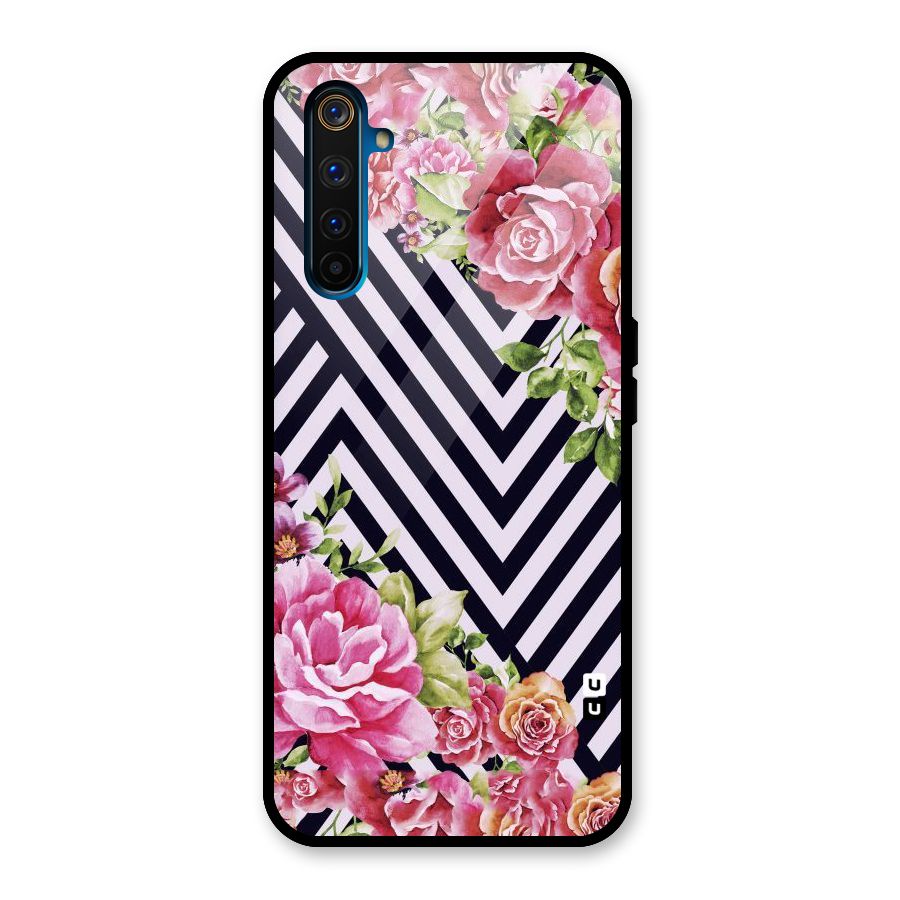 Bloom Zig Zag Glass Back Case for Realme 6 Pro