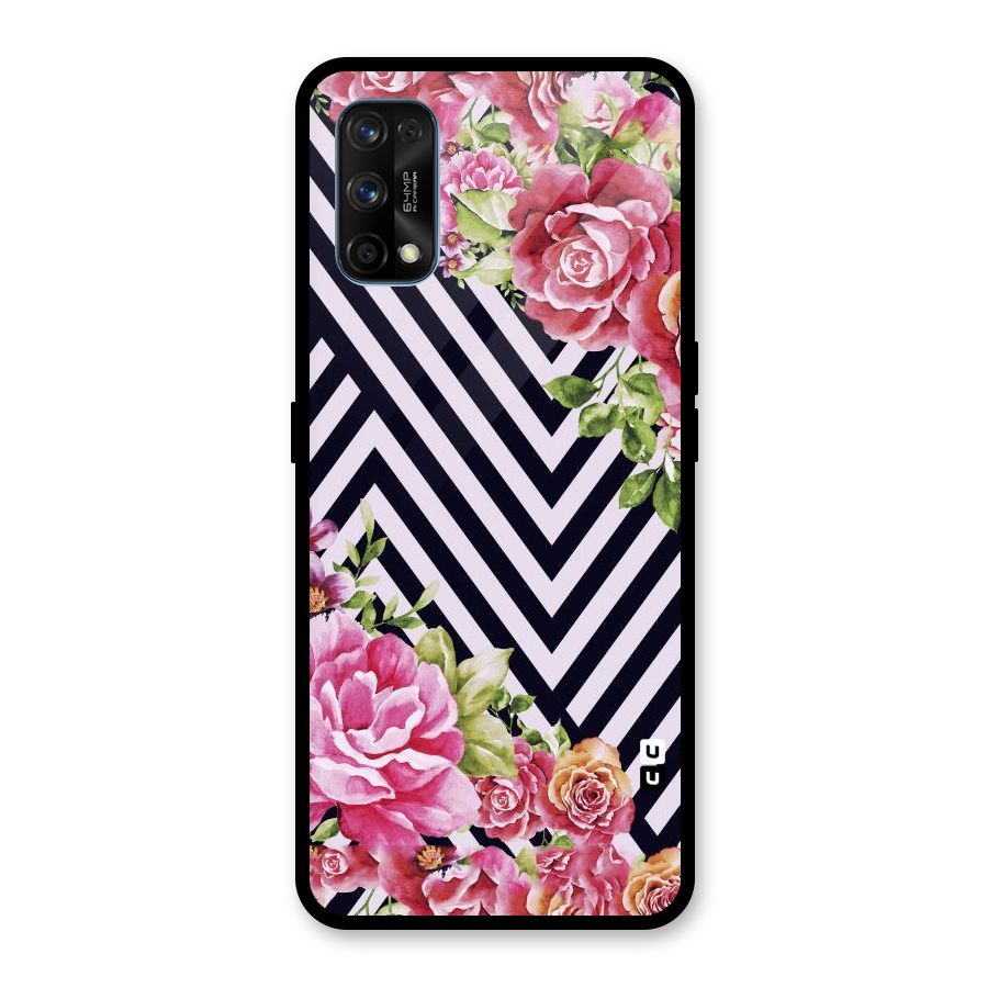 Bloom Zig Zag Glass Back Case for Realme 7 Pro