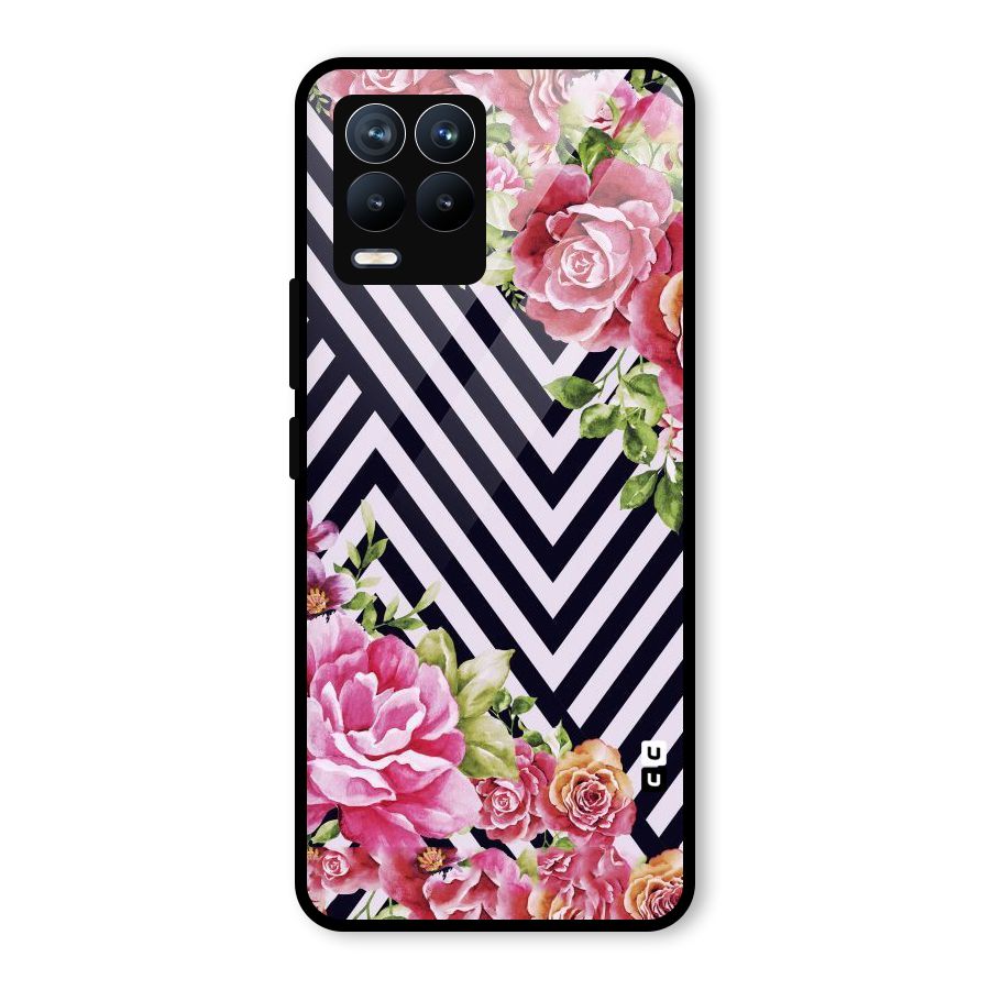 Bloom Zig Zag Glass Back Case for Realme 8 Pro