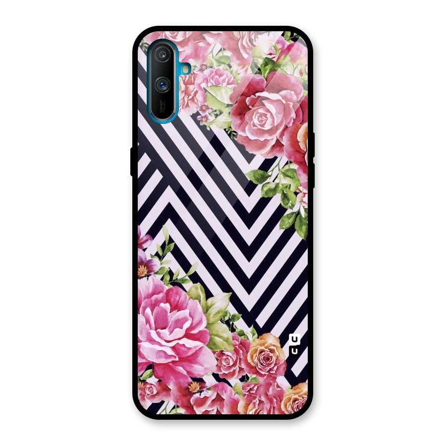 Bloom Zig Zag Glass Back Case for Realme C3