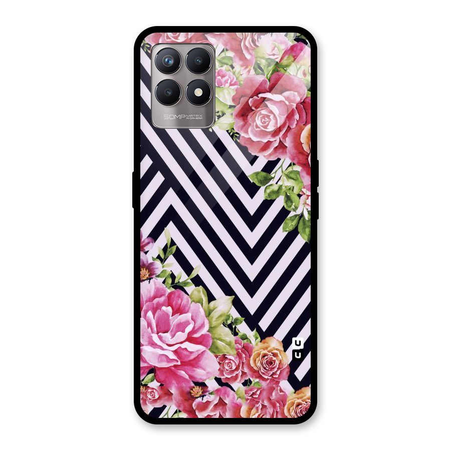 Bloom Zig Zag Glass Back Case for Realme Narzo 50