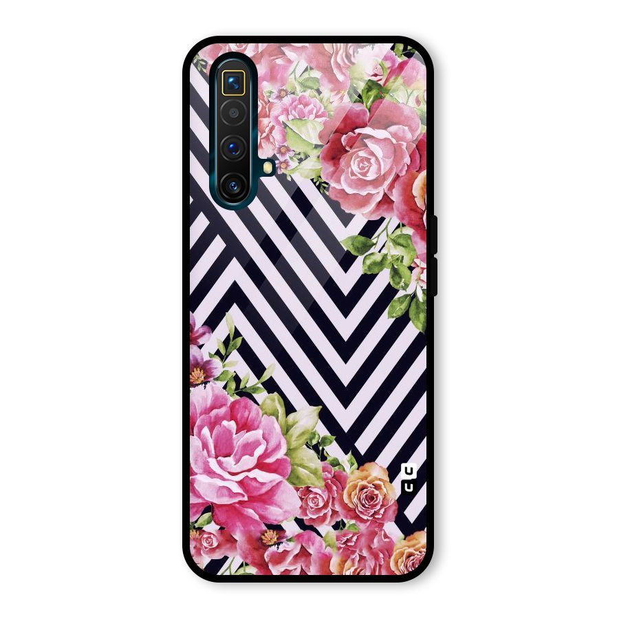 Bloom Zig Zag Glass Back Case for Realme X3