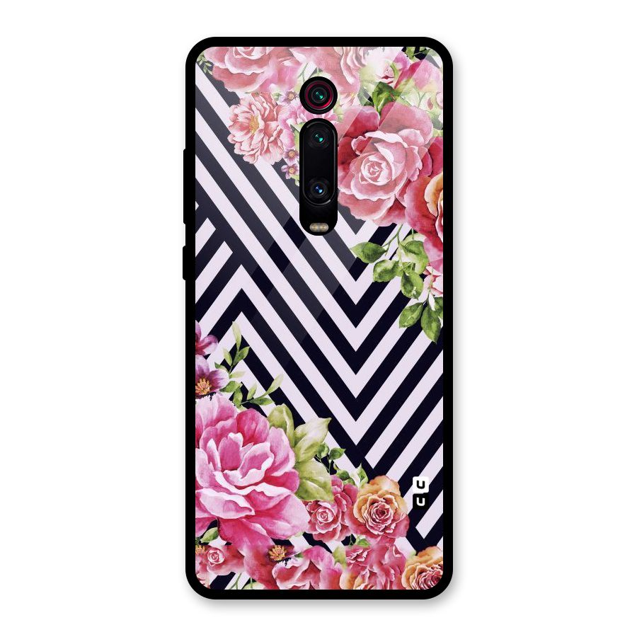 Bloom Zig Zag Glass Back Case for Redmi K20