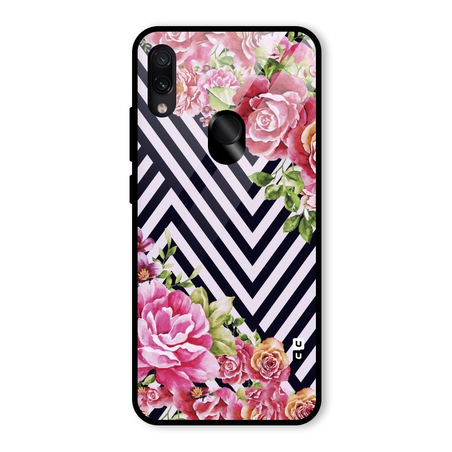 Bloom Zig Zag Glass Back Case for Redmi Note 7S