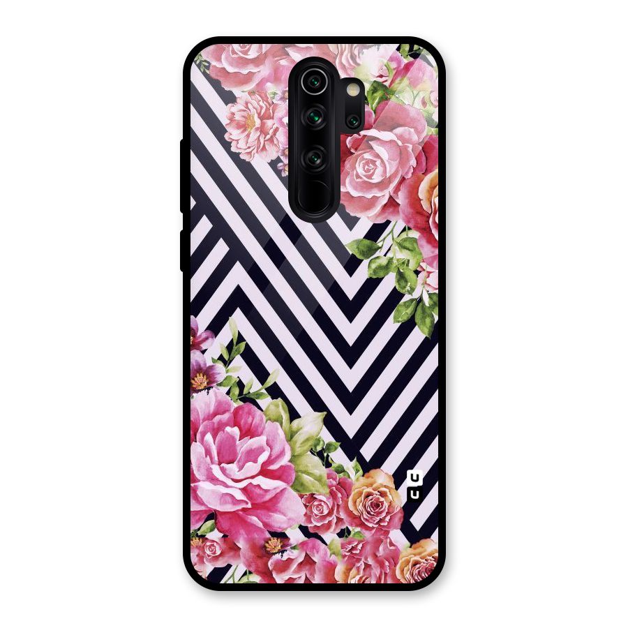 Bloom Zig Zag Glass Back Case for Redmi Note 8 Pro