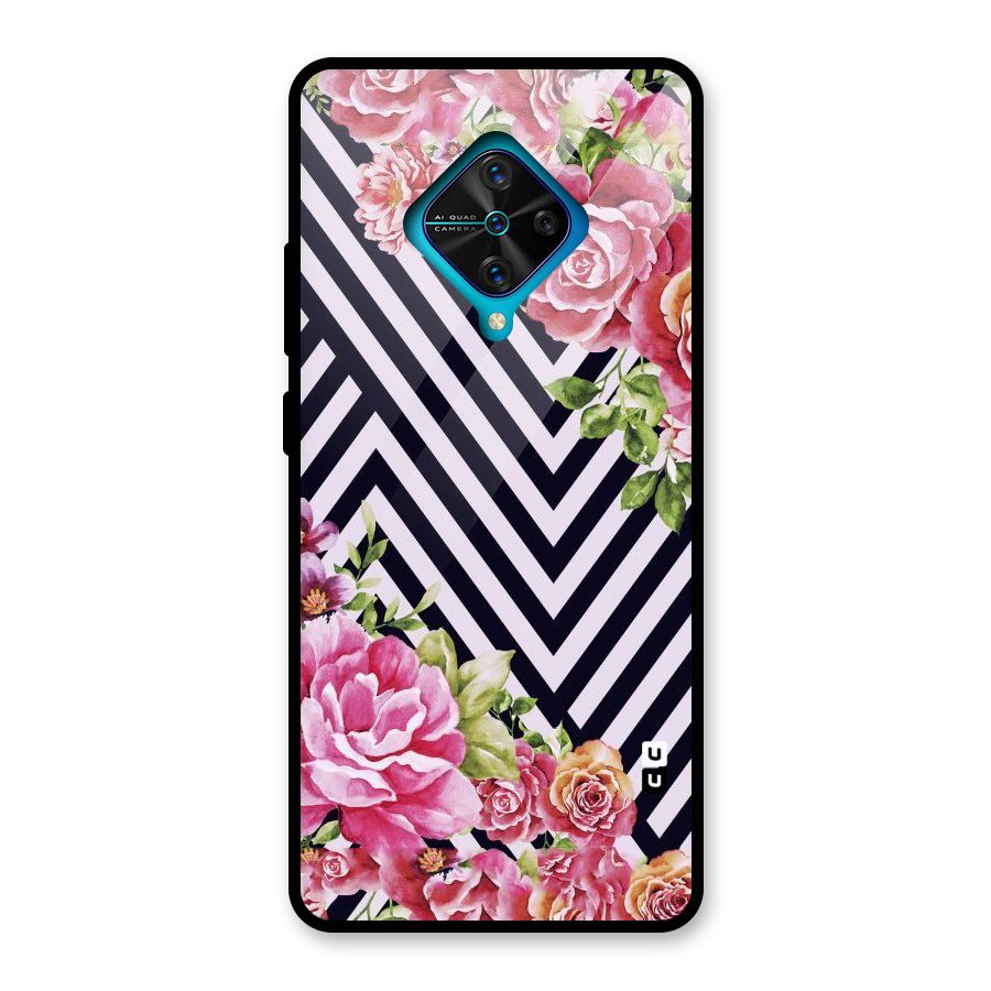 Bloom Zig Zag Glass Back Case for Vivo S1 Pro