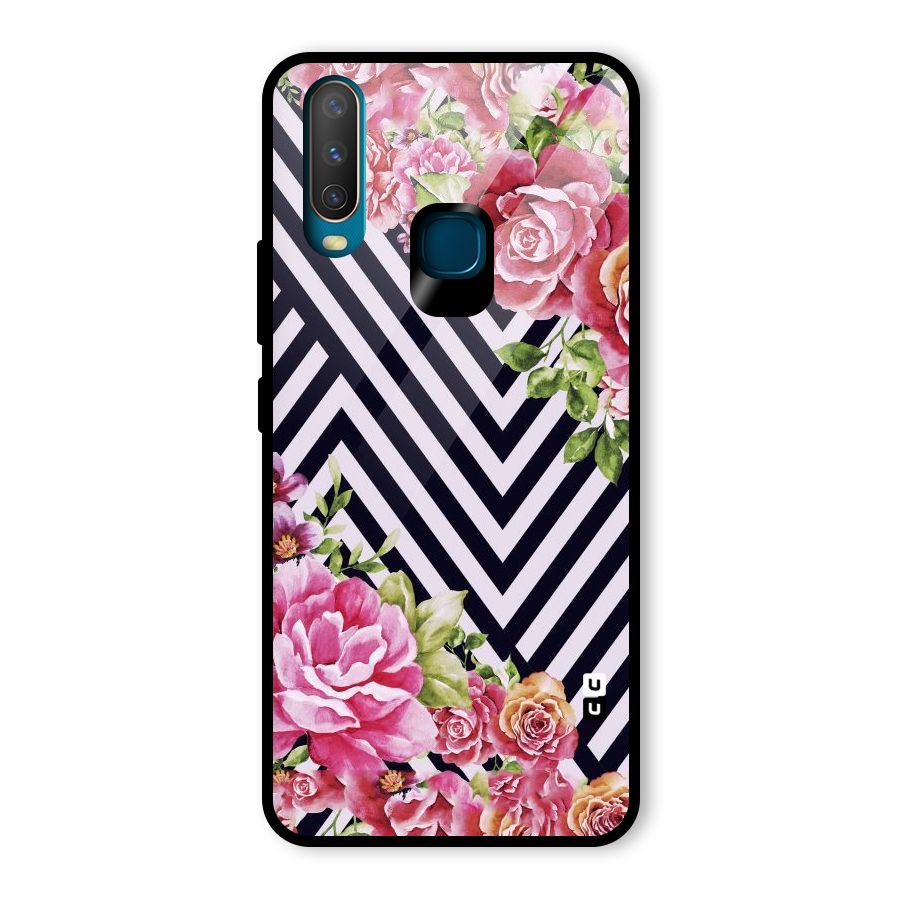 Bloom Zig Zag Glass Back Case for Vivo U10