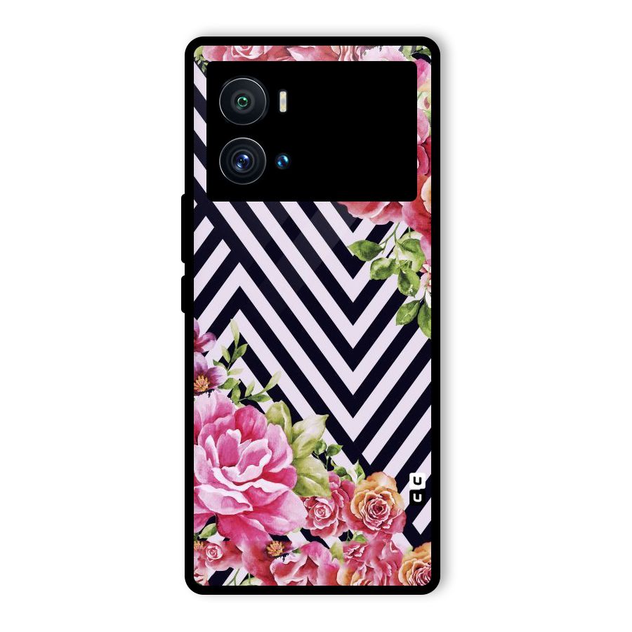 Bloom Zig Zag Glass Back Case for Vivo iQOO 9 Pro
