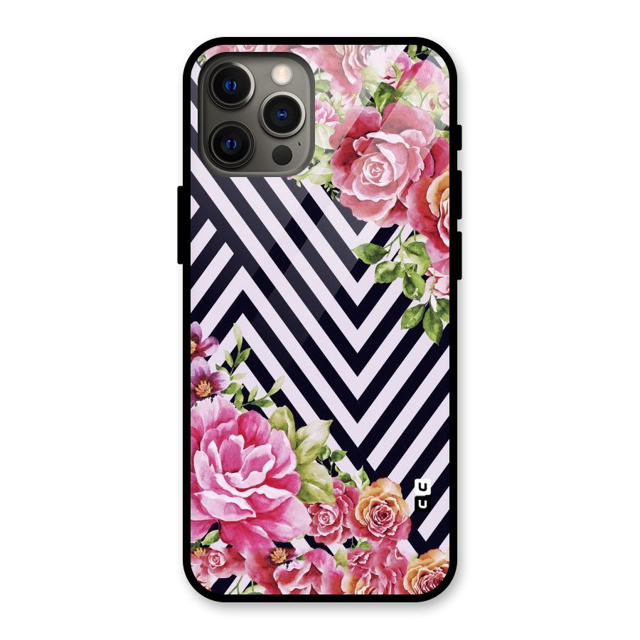 Bloom Zig Zag Glass Back Case for iPhone 12 Pro Max