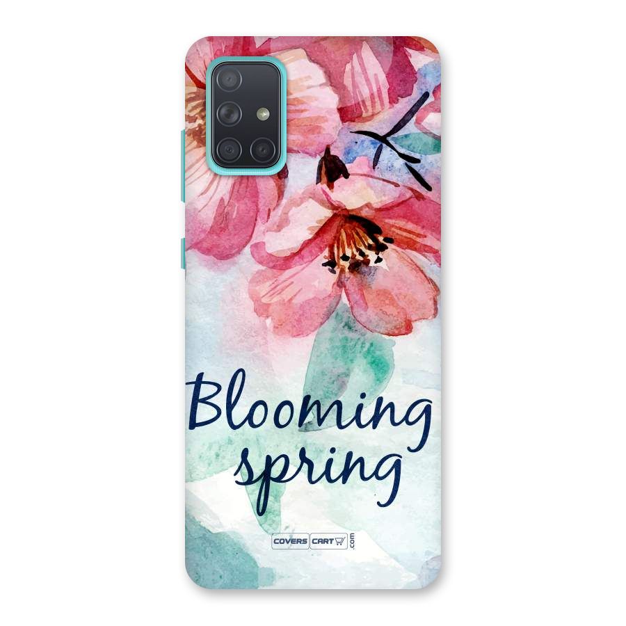 Blooming Spring Back Case for Galaxy A71