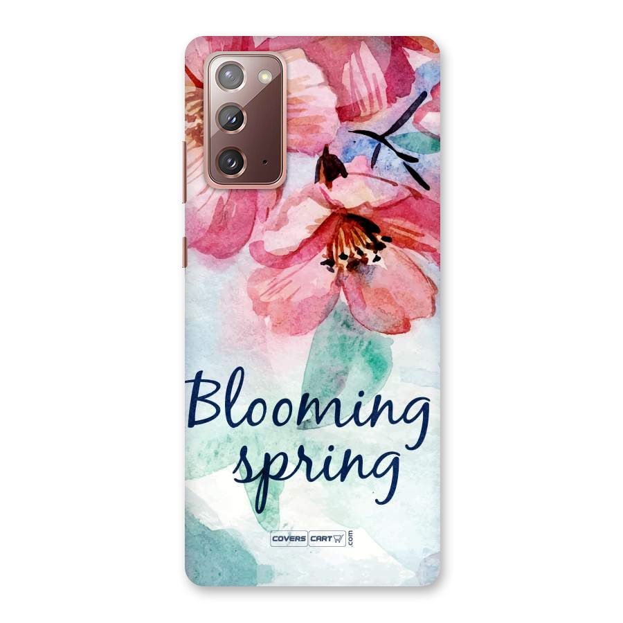 Blooming Spring Back Case for Galaxy Note 20